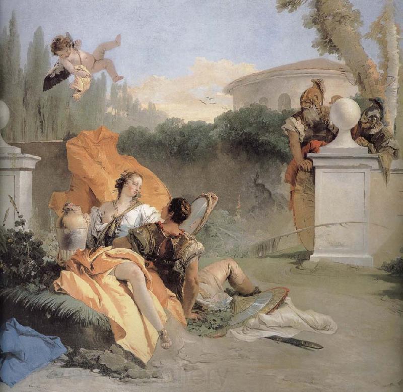 Giovanni Battista Tiepolo NA ER where more and Amida in the garden France oil painting art